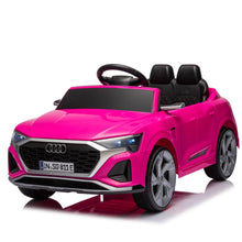 Load image into Gallery viewer, iRerts Kids Electric Cars for Toddlers, Licensed Audi SQ8 12V Ride on Cars with Remote Control, Battery Powered Ride on Toys with Music, LED Lights, 4 Wheel Suspension, Gifts for Kids Aged 3-6, Pink
