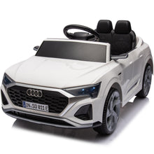 Load image into Gallery viewer, iRerts Kids Electric Cars for Toddlers, Licensed Audi SQ8 12V Ride on Cars with Remote Control, Battery Powered Ride on Toys with Music, LED Lights, 4 Wheel Suspension, Gifts for Kids Aged 3-6, White
