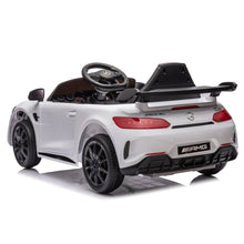 Load image into Gallery viewer, iRerts 12 Volt Ride on Toys for Toddlers, Licensed Mercedes Benz Ride On Car with Remote Control, Battery Powered Kids Electric Car with Music, USB/AUX/SD Ports, LED Lights, 4 Wheel Suspension, White
