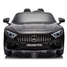 Load image into Gallery viewer, 24V Ride on Cars with Remote Control, Mercedes-Benz SL63 Ride on Toys with Bluetooth Music, LED Light, 4 Wheels Suspension, Battery Powered Electric Car for Kids Boys Girls 3-8 Years Old Gifts, Black
