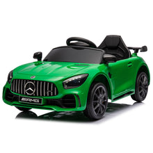 Load image into Gallery viewer, iRerts 12 Volt Ride on Toys for Toddlers, Licensed Mercedes Benz Ride On Car with Remote Control, Battery Powered Kids Electric Car with Music, USB/AUX/SD Ports, LED Lights, 4 Wheel Suspension, Black
