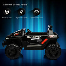 Load image into Gallery viewer, iRerts 24V Power Kids Ride on UTV 200W Car Powerful Electric Vehicle, Ride on Toys with Parental Remote LED, Music, Electric Car for Boys Girls, 2-8 Years Old Kids(Black)
