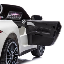 Load image into Gallery viewer, 24V Ride on Cars with Remote Control, Mercedes-Benz SL63 Ride on Toys with Bluetooth Music, LED Light, 4 Wheels Suspension, Battery Powered Electric Car for Kids Boys Girls 3-8 Years Old Gifts, White
