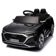 Load image into Gallery viewer, iRerts Kids Electric Cars for Toddlers, Licensed Audi SQ8 12V Ride on Cars with Remote Control, Battery Powered Ride on Toys with Music, LED Lights, 4 Wheel Suspension, Gifts for Kids Aged 3-6, Black
