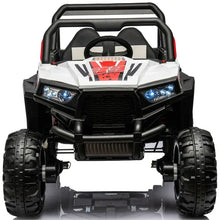 Load image into Gallery viewer, iRerts 12V Powered Ride on Car for Kids, 30w x 2 Ride on Toy with Remote Control, 4 Wheels Suspension, Safety Belt, MP3 Player, Electric Vehicles for Boys Girls, Red
