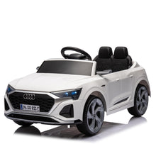 Load image into Gallery viewer, iRerts Kids Electric Cars for Toddlers, Licensed Audi SQ8 12V Ride on Cars with Remote Control, Battery Powered Ride on Toys with Music, LED Lights, 4 Wheel Suspension, Gifts for Kids Aged 3-6, White
