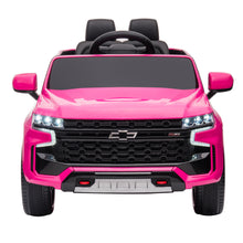 Load image into Gallery viewer, iRerts 12V Battery Powered Ride on Cars with Remote Control, Licensed Chevrolet Tahoe Kids Electric Cars for 3-6 Ages Kids Gift, Ride On Toy with Bluetooth, Music, MP3/USB/AUX Port, LED Light, Pink
