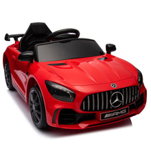 Load image into Gallery viewer, iRerts 12 Volt Ride on Toys for Toddlers, Licensed Mercedes Benz Ride On Car with Remote Control, Battery Powered Kids Electric Car with Music, USB/AUX/SD Ports, LED Lights, 4 Wheel Suspension, Red
