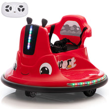 Load image into Gallery viewer, iRerts 12 Volt Bumper Car for Kids Toddlers, Battery Powered Ride On Bumper Car with Remote Control, Kids Ride on Toys for 3-8 Year Old Boys Girls, Baby Bumper Car with Music, Flashing Lights
