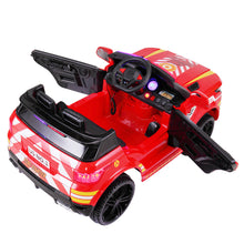 Load image into Gallery viewer, iRerts 12V Kid Ride on Police Car, Kids Ride on Toys for Boys Girls, Battery Powered Kids Electric Car with Remote Control, Siren, Flashing Lights, Music, 3-5 Years Old Kids Birthday Gifts, Red
