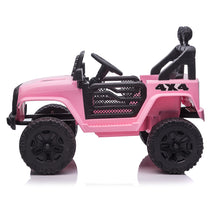 Load image into Gallery viewer, iRerts Battery Powered Car Toy for Girls Boys, Kids Ride on Car for 3 4 5 Yrs with Remote Control, Lights, Horn, Electric Ride on Truck for Kids Birthday Gift, Pink
