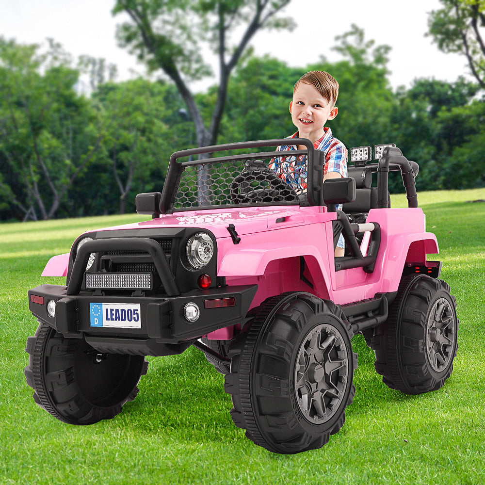 iRerts 12V Powered Ride on Cars, Electric Vehicles for Kids Boys Girls 2-6 Ages, Ride on Trucks with Remote Control, MP3 Player, Radio, USB Port, TF Card Slot, Kids Ride on Toys for Toddlers