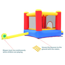 Load image into Gallery viewer, iRerts Kids Bounce House, Inflatable Bounce House with Blower, Oxford Bouncy Jumping House with Slide, Carrying Bag, Toddlers Kids Castle Bouncy Houses for Outdoor Indoor, 3-10 Years Old Outdoor Toys
