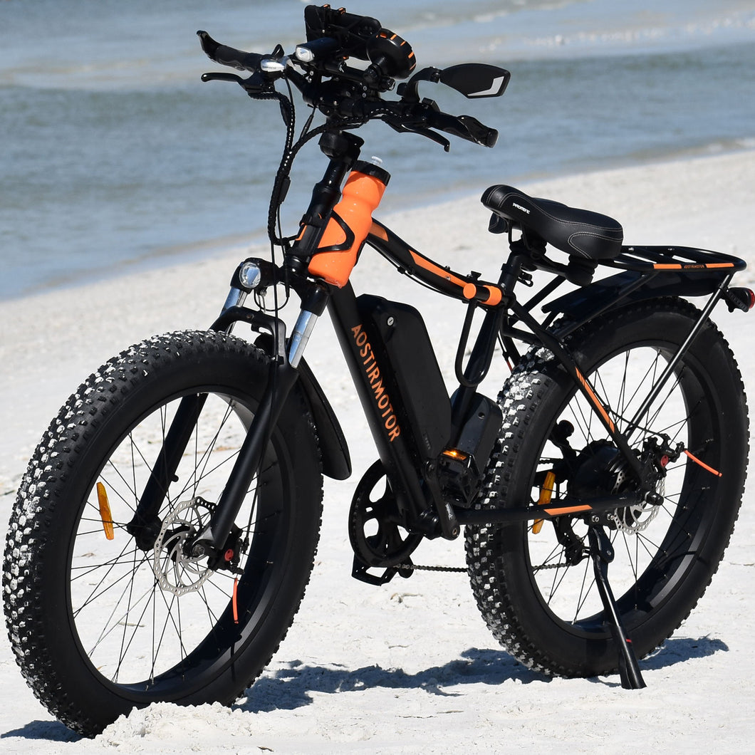 iRerts Electric Bike for Adults, Electric Bicycles with Removable Battery, 3 Riding Modes and Fat Tire, Lightweight Adult Electric Bicycles Commuter E-Bike for Men Women, Black