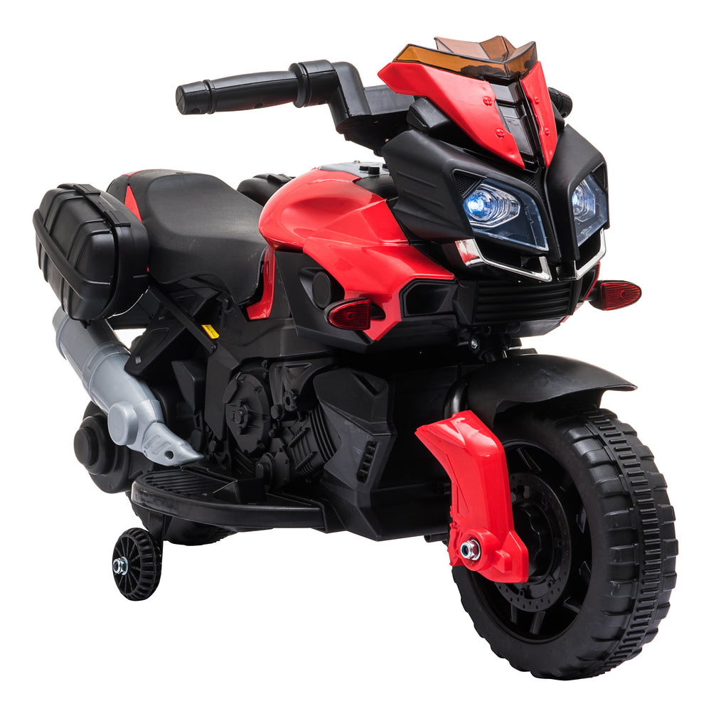 iRerts 6V Ride on Motorcycle, Kids Electric Ride On Motorcycle with Training Wheels, Music, LED Headlight, Horn, Ride On Toys for Boys Girls Gifts, Kids Electric Motorcycles for 2-5 Years Old