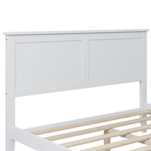 Load image into Gallery viewer, iRerts Full Size Bed Frame with Headboard, Wood Full Platform Bed Frame for Adults Teens Kids Bedroom, Modern Platform Bed Frame Full Size with Slats Support, No Box Spring Needed, White
