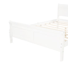 Load image into Gallery viewer, iRerts Platform Bed Frame Full, Wood Full Platform Bed Frame with Headboard and Footboard, Modern Full Size Bed Frame with Wooden Slat Support, Full Bed Frame No Box Spring Needed, White

