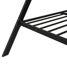 Load image into Gallery viewer, iRerts Metal Full Size House Bed Frame, Kids Full Bed Frame with Metal Slats, Kids Toddlers Tent Bed Frame Full Size for Boys Girls, Full Bed Frame No Box Spring Needed for Bedroom, Black

