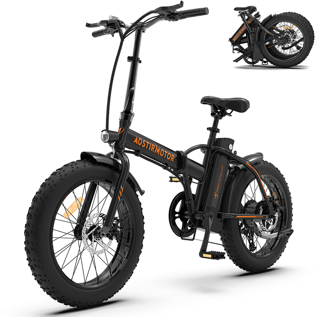 iRerts Folding Electric Bike, 500W Electric Bicycle for Adults Teens with 3 Riding Modes, Removable Battery and 20