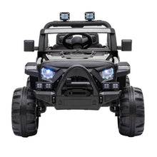 Load image into Gallery viewer, iRerts Ride on Cars with 2.4G Remote Control, 12V Ride on Trucks Battery Powered Electric Car for Kids Boys Girls, Kids Ride on Toys with Music, LED Light, USB Port, MP3 Player, TF Card Slot
