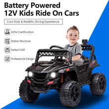 Load image into Gallery viewer, iRerts 12V Battery Powered Ride on Cars with Remote Control, Kids Electric Vehicles for Kids Toddlers Gifts, Boys Girls Ride On Toys with LED Light, MP3 Player
