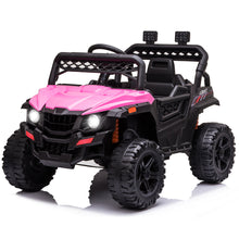 Load image into Gallery viewer, iRerts 12V Battery Powered Ride on Cars with Remote Control, Kids Electric Vehicles for Kids Toddlers Gifts, Boys Girls Ride On Toys with LED Light, MP3 Player

