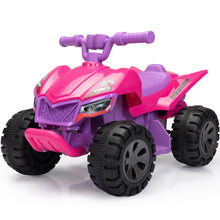 Load image into Gallery viewer, iRerts Kids Ride on ATV, 6V Ride on Toys with Music, LED Lights and Spray Device, Battery Powered Kids Electric Quad Car, Kids Ride-on Cars for Toddlers 3-5 Year Old Boys Girls Gifts, Pink
