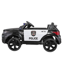 Load image into Gallery viewer, iRerts 12V Kid Ride on Police Car, Kids Ride on Toys for Boys Girls, Battery Powered Kids Electric Car with Remote Control, Siren, Flashing Lights, Music, 3-5 Years Old Kids Birthday Gifts, Black
