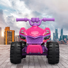 Load image into Gallery viewer, iRerts Kids Ride on ATV, 6V Ride on Toys with Music, LED Lights and Spray Device, Battery Powered Kids Electric Quad Car, Ride-on Cars for Toddlers 3-5 Year Old Boys Girls Gifts
