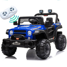 Load image into Gallery viewer, iRerts 12V Kids Ride on Truck, Kids Electric Cars with Remote Control, Battery Powered Ride On Cars Toys for Boys Girls Kids Birthday Gift, Electric Ride On Vehicle with AUX Outlet
