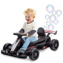 Load image into Gallery viewer, iRerts 6V Ride on Go Kart, Battery Powered Ride on Toys for Boys, Kids Go Cart with Bubble Function, Horn, Forward/Backward, Kids Birthday Christmas Gifts for 2-5 Year Olds
